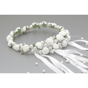 WIANEK komunijny z perłami do Komunii 204