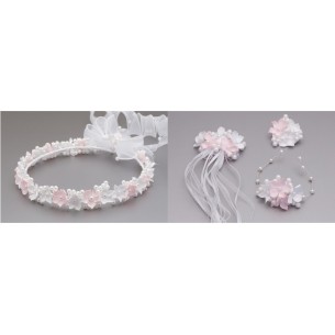 WIANKI KOMUNIJNE ,BRANSOLETKA,NA ŚWIĘCĘ,DO TOREBKI