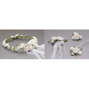 WIANKI KOMUNIJNE ,BRANSOLETKA,DO ŚWIECY,DO TOREBKI