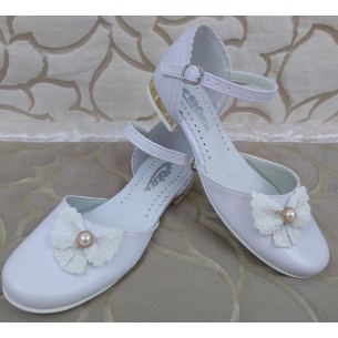 Buty komunijne Perełka w koronie