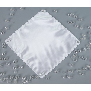 Chusteczka komunijna biała haft