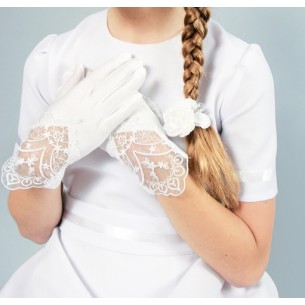 rękawiczki komunijne pełne 1