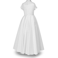 Biała sukienka komunijna Lija z koronką