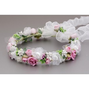 Wianek komunijny jak żywy 032C