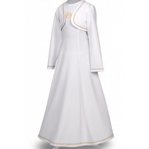 Alba komunijna na miarę Elizabeth złota