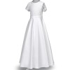 Biała sukienka komunijna Linda z koronką