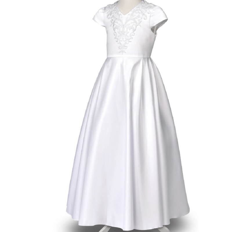 Biała Sukienka na komunię Anna na miarę