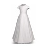 Biała Sukienka komunijna Koronkowa Muza z tiulem