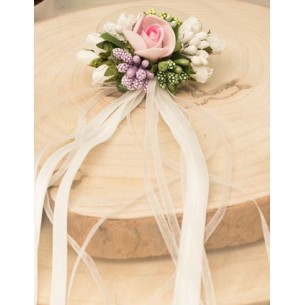 OZDOBA NA ŚWIECĘ STROIK komunijny 132