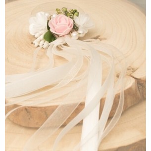 Ozdoba na świecę stroik komunijny 65