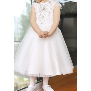 Sukienka dziewczęca na przebranie pokomunijna Złota