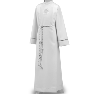 Alba komunijna dla chłopca Piotr srebrna