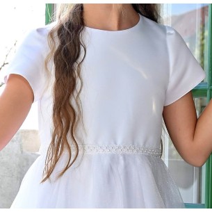 Sukienka na komunię z tiulem Matylda