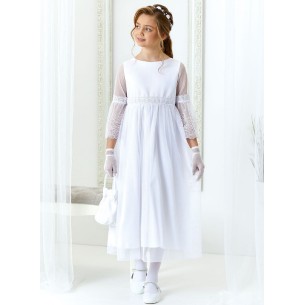 SUKIENKA  WIZYTOWA Biała komunijna Charlotte NA PRZEBRANIE