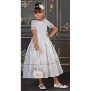 Biała elegancka sukienka, torebka,opaska, na przebranie wizytowa