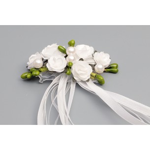 Ozdoba komunijna Stroik na świecę 006