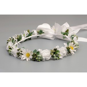 Wianek komunijny kwiatowy 182