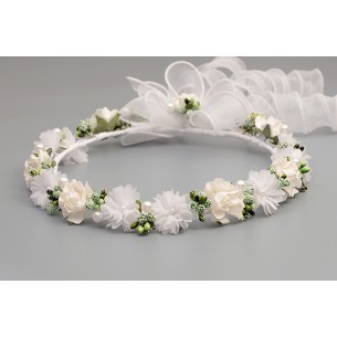 Wianek komunijny kwiatowy 182