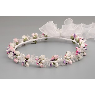 Wianek komunijny kwiatowy 176