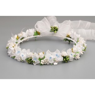 Wianek komunijny kwiatowy 169