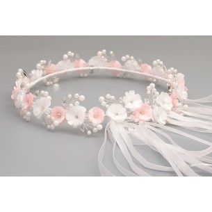 Kwiatowy wianek komunijny 150