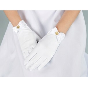 copy of Rękawiczki komunijne JHS złote