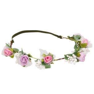 Opaska do włosów na gumce 089