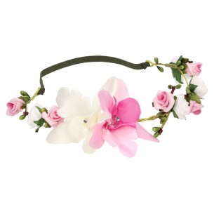 Opaska do włosów na gumce 084